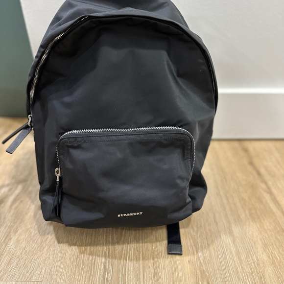Burberry Charcoal Nylon Backpack - Picture 1 of 6